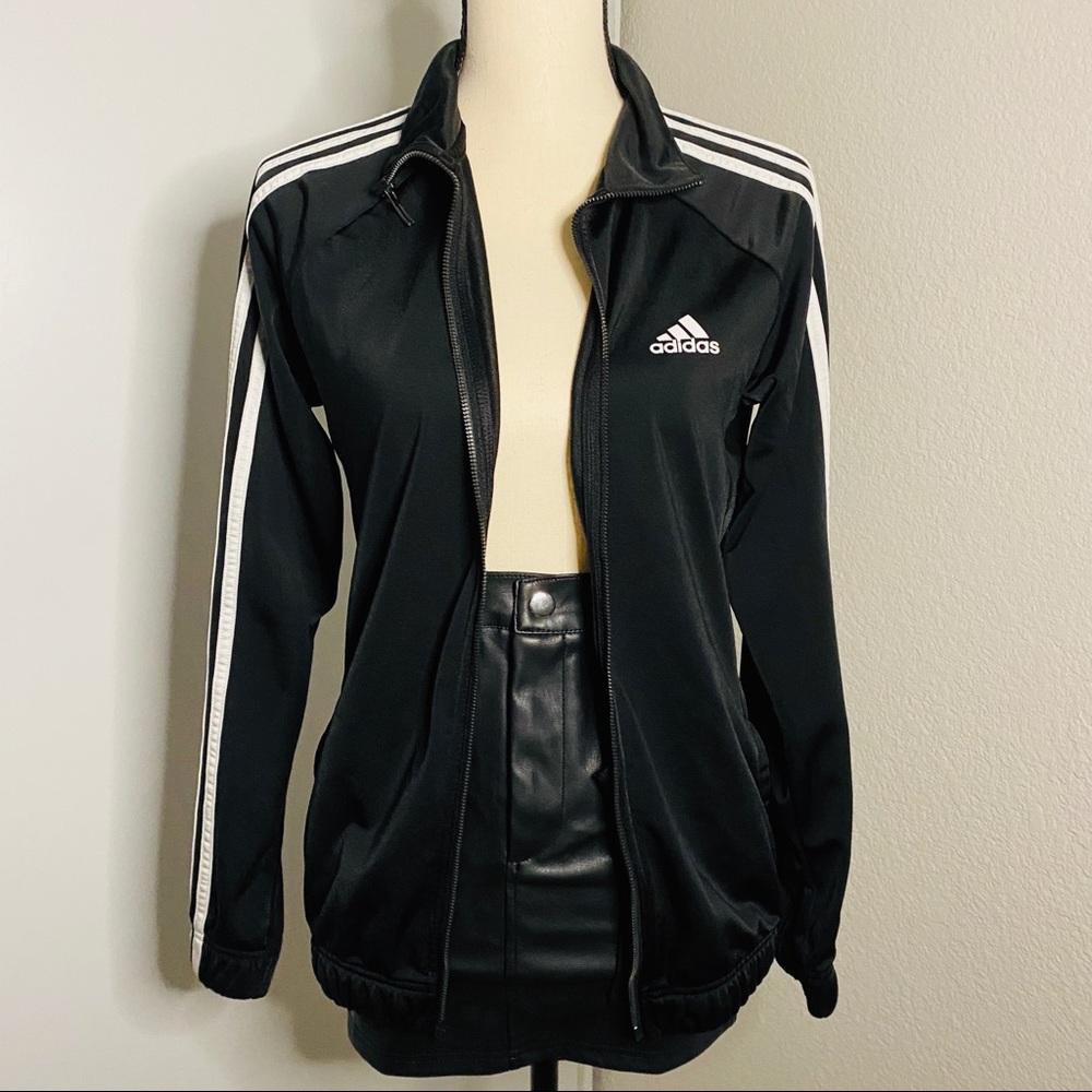 New ADIDAS Black Jogger Jacket